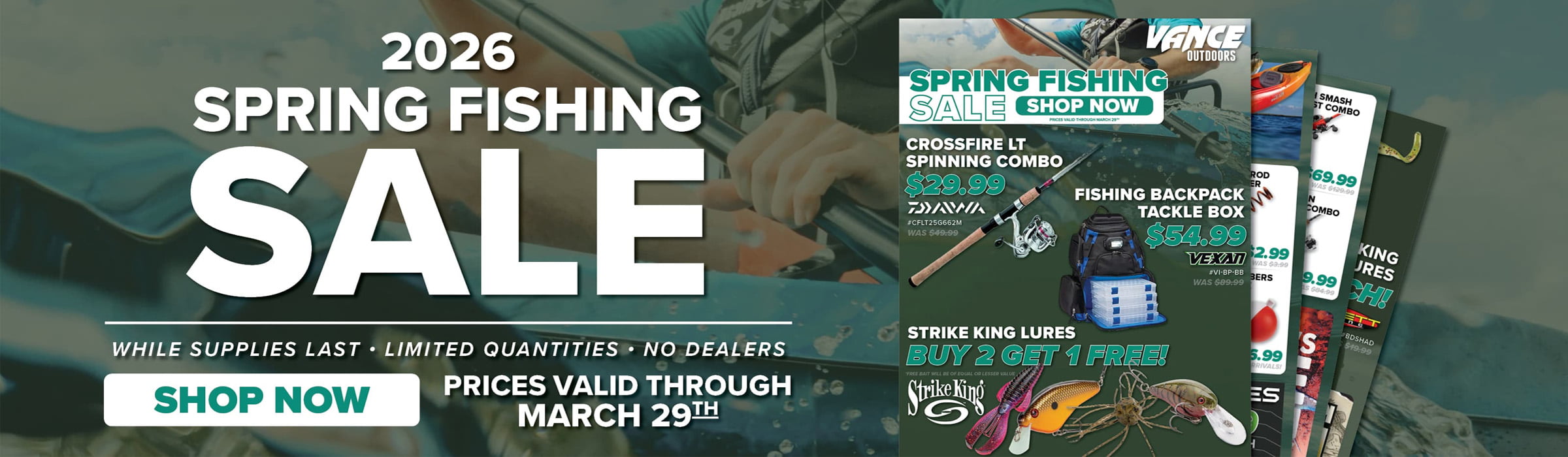 Spring Fishing Sale